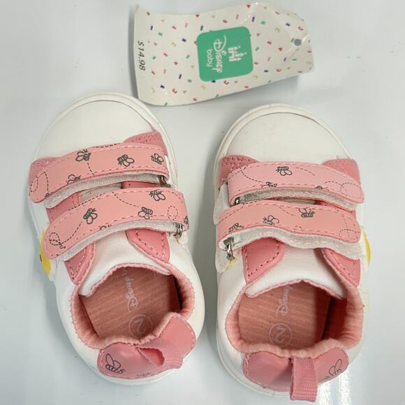 2 pair Baby Girl Vacation Shoes Size 2 DISNEY Pooh & FOOTJOY Saddle Golf Pink - Picture 11 of 13